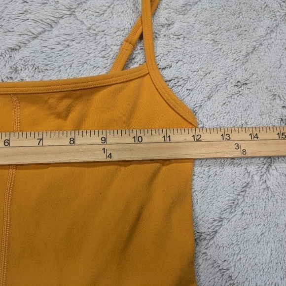 Wilfred Free Romper Women's XS Orange Divinity Jumpsuit One Piece Stretch Crop - Picture 3 of 8